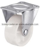 1 1/2 Inch Light Duty White PP Fixed Caster Wheel