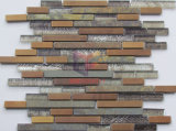 Copper with Stone and Glass Strip Mosaic (CFM986)