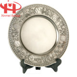Decoration Used Souvenir Round Metal Plate