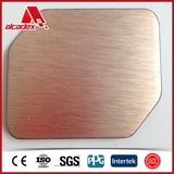 4mm Outdoor Decoration Wall Aluminium Plastic Panel Brushed Finished ACP