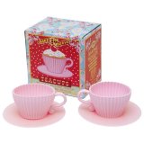 Hot Sell Food Grade Silicone Afternoon Tea Cupcake Mold with Plate