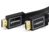 Flat HDMI Cable 1.4V 1080P 3D for HDTV Computer & Tablets Cable