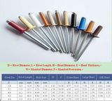 Manufacturer of Open Type Aluminium/Steel Blind Rivet