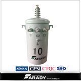 Oil Immersed 100kVA Power Pole Mounted Distribution Single Phase Transformer