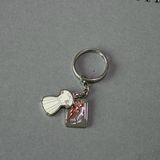 Long Skirt Keychain with Soft Enamel Badge (GZHY-YSK-0034)