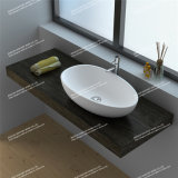 Hand Wash Economic Solid Surface Pedestal Counter-Top Wash Basin/Sink (JZ9035)