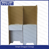 Two People Large Cardboard Folding Polling Booth /Voting Table for Disabled