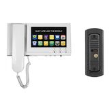 4 Wires 7'' Color Video Door Phone Kits with DVR Function (M1607BCR+D18AD)