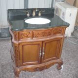 Cheap Antique Green Granite Bathroom Vanity Cabinet