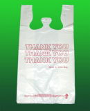 HDPE White Printed Plastic Shopping Bag