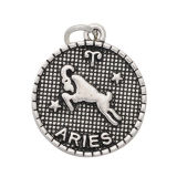 Aries Sign Silver Plating Charms Bangle