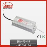 75W 15VDC 5A LED Power Supply Waterproof IP67