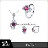 Young Girl Beauty Fake Ruby Silver 925 Jewellery Wholesale