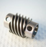 Precision Machined Steel Worm Gear Shaft, Worm and Shaft