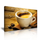 a Cup of Coffee Canvas Painting for House Decoration