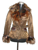 Winter Proof Coat with Fur Collar (F08-001)