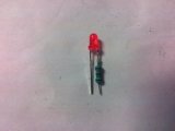 2014 New Products 3mm Red Round Lamp LED Diode Light with Resistor
