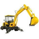 4500kg Mini Wheel Excavator for Sale