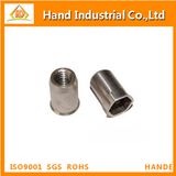 High Strength Reduced Head Half Hex Body Open End Rivet Nut