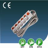 Five Way European Style Extension Socket with Switch