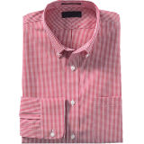 Tailored Fit Pattern Buttondown Men's Dress Shirt (WXM233)