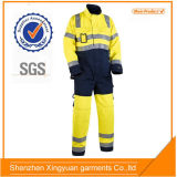 New Designed Hi Vis Waterproof Reflector Work Overall Safety Clothes