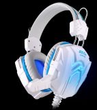 Each GS310 Stereo Gaming Headphone Computer Game Headset Headband with Microphone Glaring LED Light