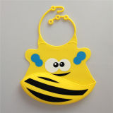 Low MOQ Silicone Baby Bibs with Animal Printing