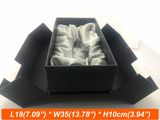 Red Wine Box Double Door Opened Pendant Box with Tray