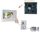 Wireless Video Door Phone Intercom WiFi Doorbell IR Nightvision Camera Video Door Bell Monitor Home Surveillance System