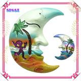 Cute Cartoon Polyresin Moon Fridge Magnetsfor Home Souvenir Decors