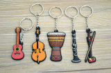 3D Musical Instrument Design Plastic Key Chains