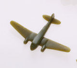 3D Figurine Plastic Toy Airplane