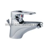 Brass Basin Faucet with Pop-up Drain Waste (SW-7714)