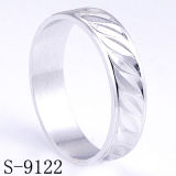 Fashion 925 Silver Rhodium Wedding/Engagement Ring Jewellery (S-9112)