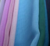 T 60s X 60s Voile Polyester Grey Fabric for Scarf