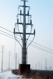 132kv Electric Tubular Steel Pole Tower