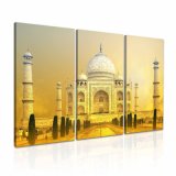 Taj Mahal Landscape Canvas Art Painting for Wall Decoration