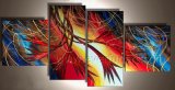 Modern Handmade Oil on Canvas Abstract Painting for Home Decoration (XD4-230)