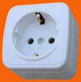 German Standard Wall Mounted Wall Schuko Socket Outlet (S6010)