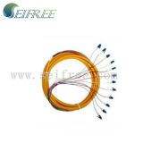 12 Core LC/Upc Optical Fiber Patch Cord Cable