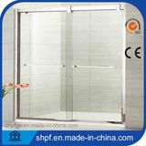 304#Ss Frame Self-Cleaning Glass Simple Shower Room