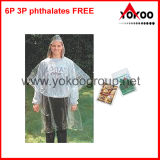 Transparent Rain Poncho, Raincoat for Promotion (YB-205)