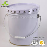 5 Gallon Metal Tin Pail for Chemical Use