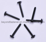Round Head Self Tapping Screws Torx Slotted Drive Black (#5 #6 #7 #8 #10 #12 #14)