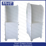 PP Corrugated Vote Booth/ 2 Person Corrugated Plastic Voting Table