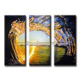 Modern Wall Art Abstract Seascape/Landscape Oil Painting (KLLA3-0101)