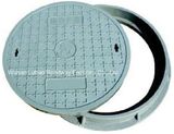 En124 B125 Blue Round Composite Manhole Cover