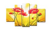 Handmade Flower Canvas Oil Painting for Wall Decor