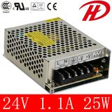 2 Years Warranty 25W 24V 1.1A Swtich Mode Power Supply (s-25W)